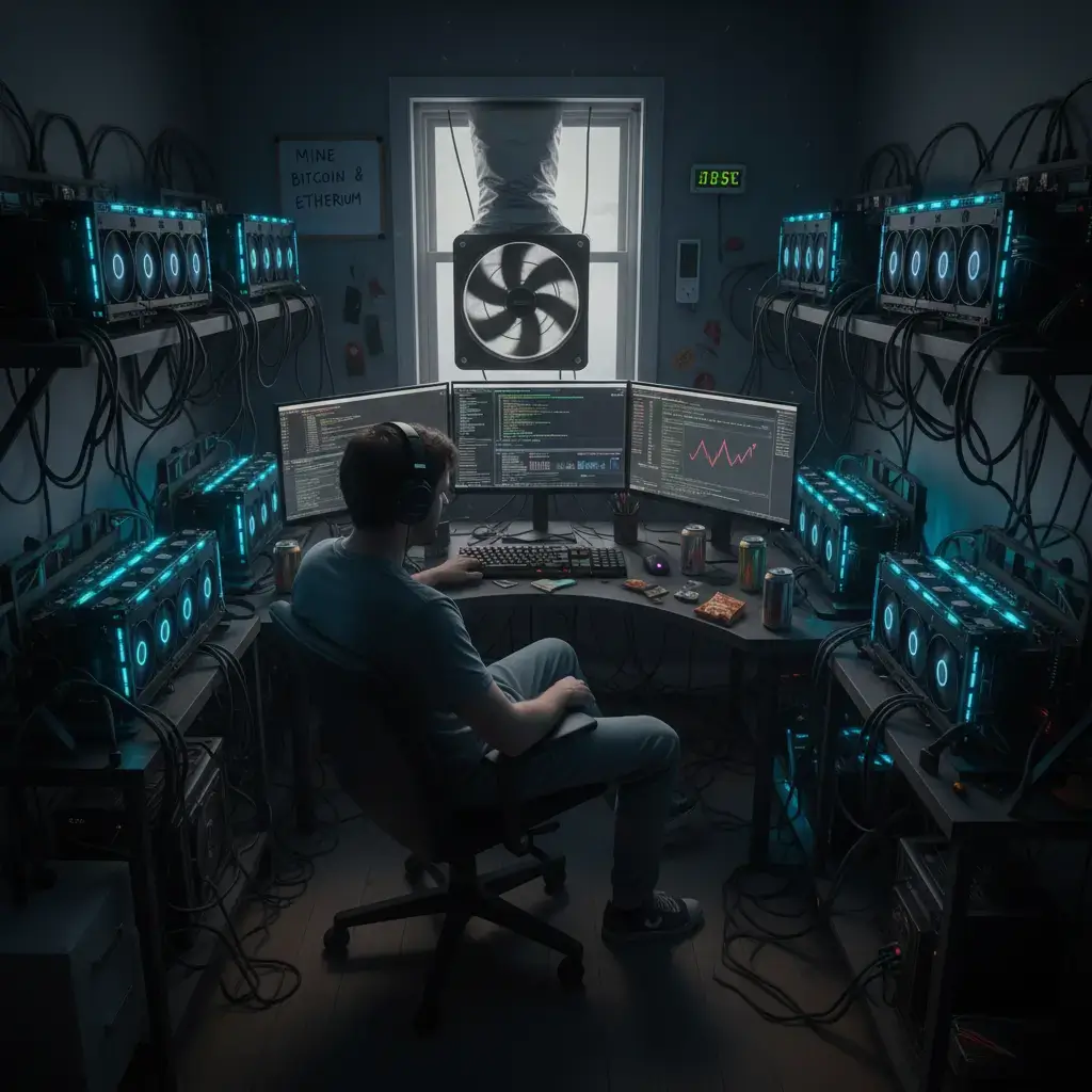 cryptocurrency mining from home